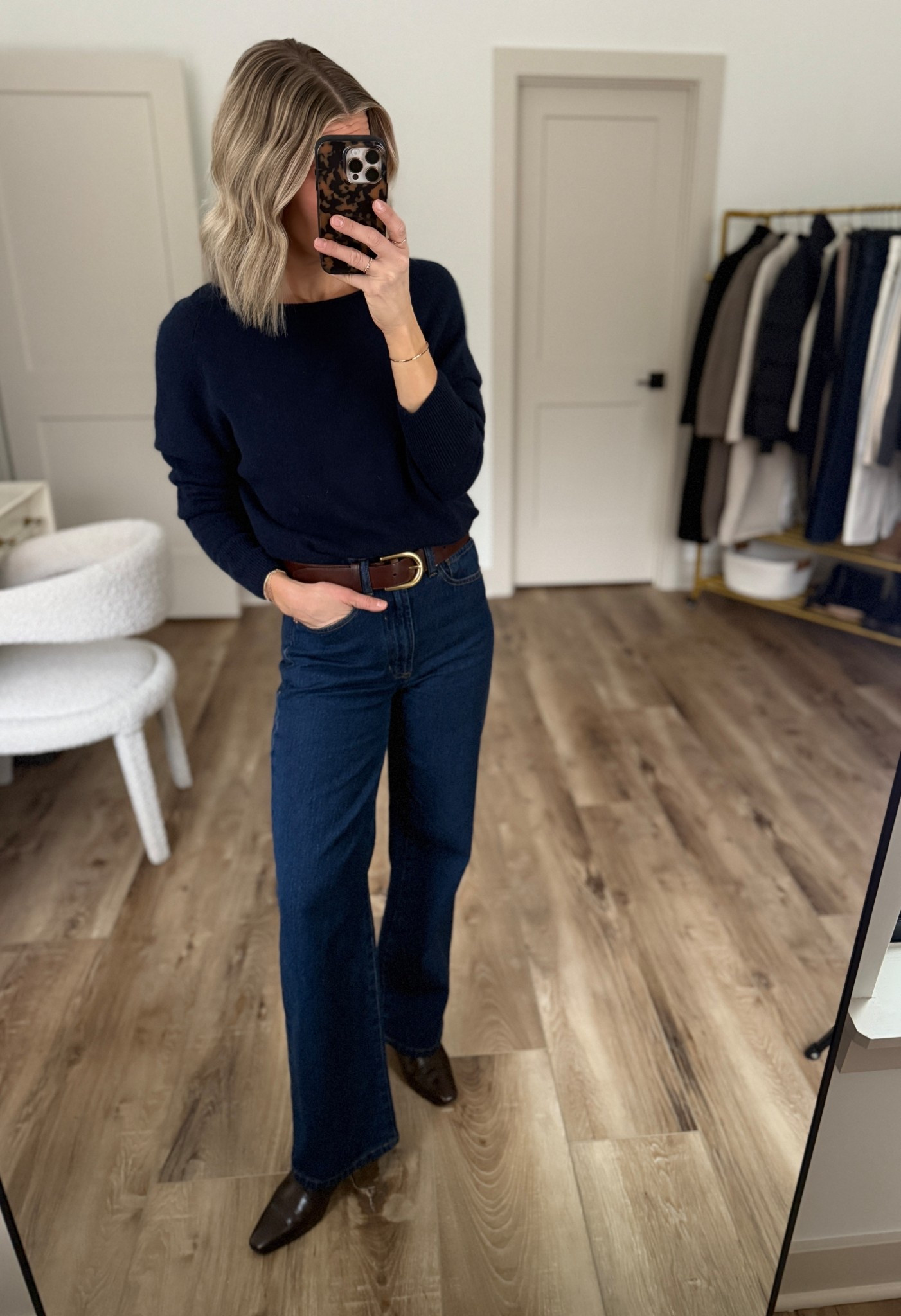 Wearing 25 jeans (code: DJXLAW20), small sweater, small belt, boots tts

#LTKOver40 #LTKFindsUnder100 #LTKootd