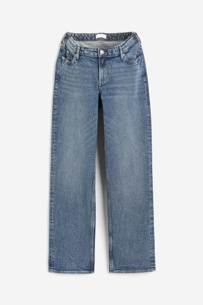MAMA Before & After Wide Low Jeans - Denim blue - Ladies | H&M US | H&M (US + CA)