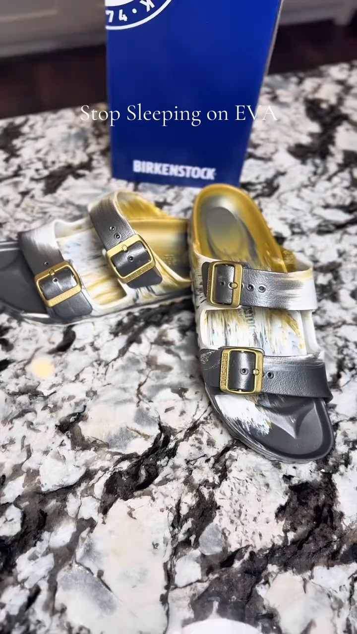 The Birkenstock Arizona EVA Multi Sandal is the ultimate summer sandal find — lightweight, water-friendly & made with that iconic contoured footbed for all-day comfort! 🌊☀️ Perfect casual sandal for beach days, vacation outfits & everyday warm-weather style. Available in the cutest color options & true to size! This HSN find is giving everything! 👏 

 #LTKgrwm #LTKSaleAlert #LTKTravel