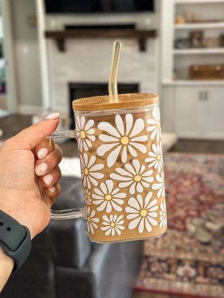 Iced coffee season in full force. Got the cutest cup at world market today 🥹 

#LTKSeasonal #LTKFindsUnder50 #LTKHome