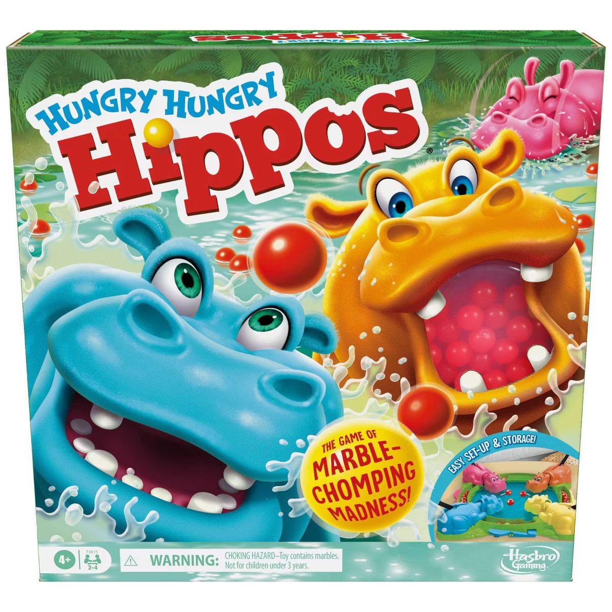 Hungry Hungry Hippos Refresh Board Game | Target