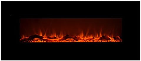 Touchstone 80001 - Onyx Electric Fireplace - (Black) - 50 Inch Wide - Wall Hanging(Not for in-Wal... | Amazon (US)