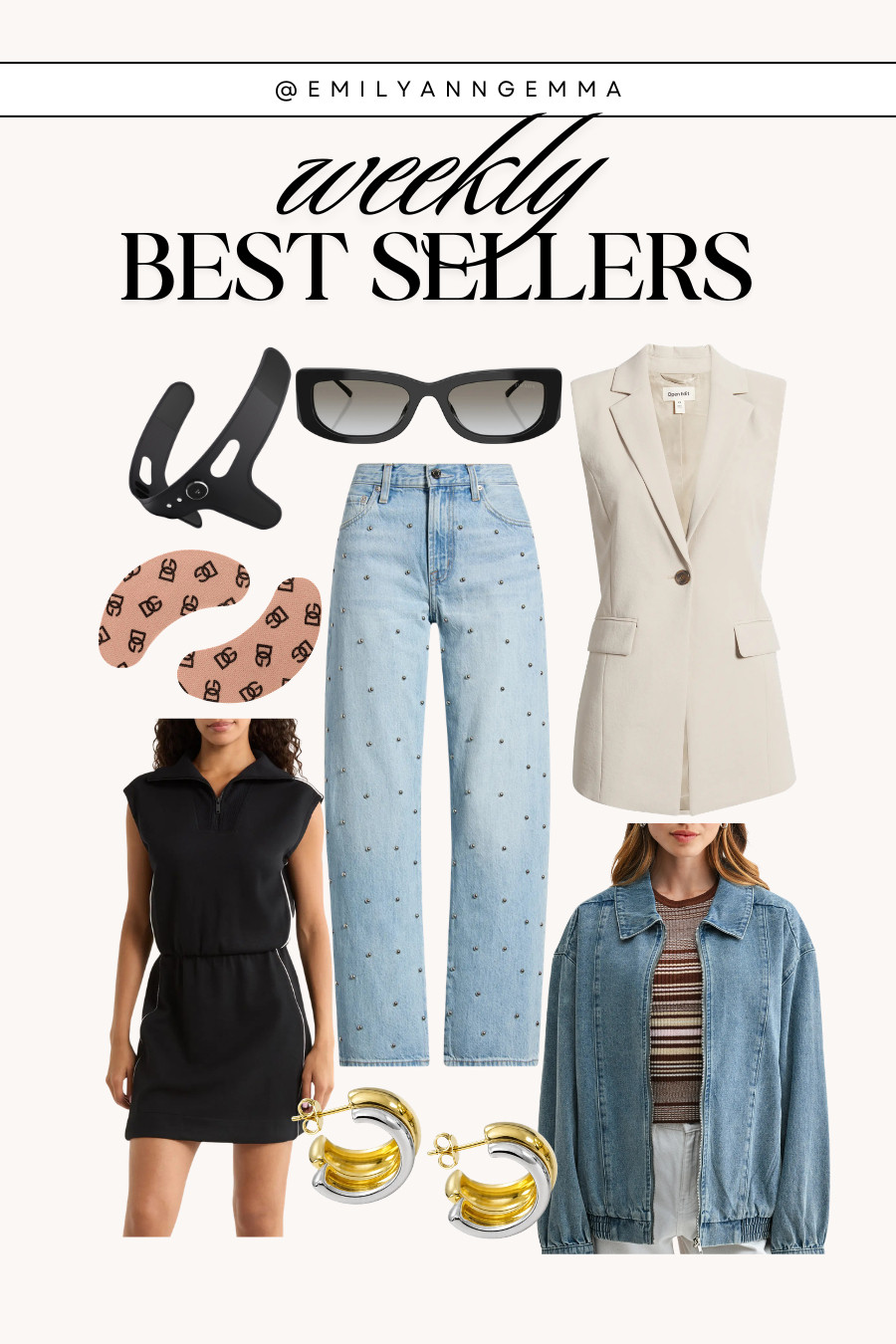 Weekly Best Sellers!

NSALE
Nordstrom Sale
Nordstrom Anniversary sale
Nordstrom denim
Sleeveless vest
Denim bomber
Spanx
Beauty
Emily Gemma

#LTKgrwm #LTKootd #LTKBeauty