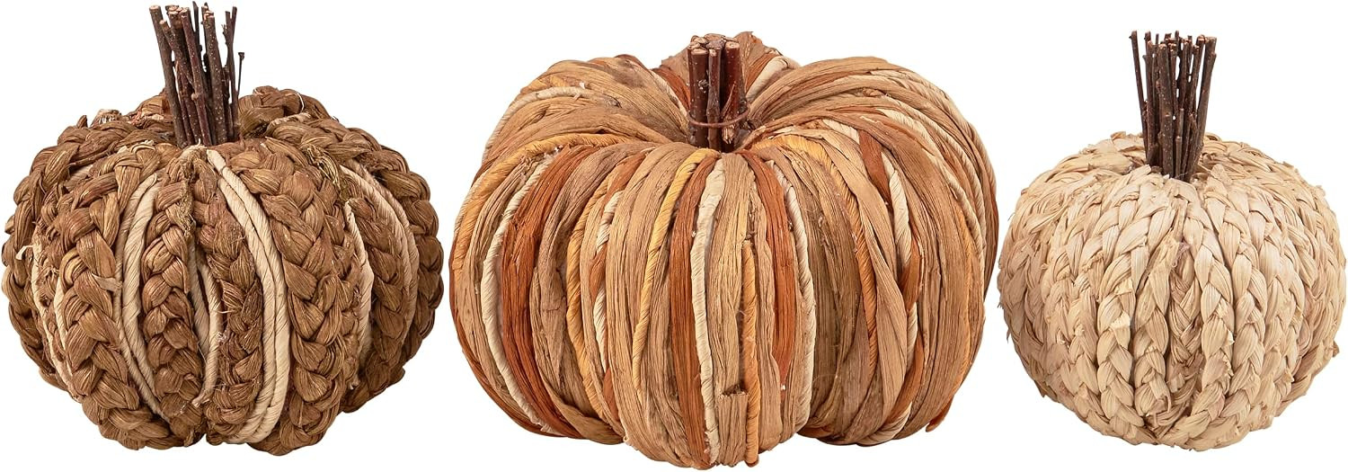 Primitives by Kathy Woven Rattan Pumpkin Set | Amazon (US)