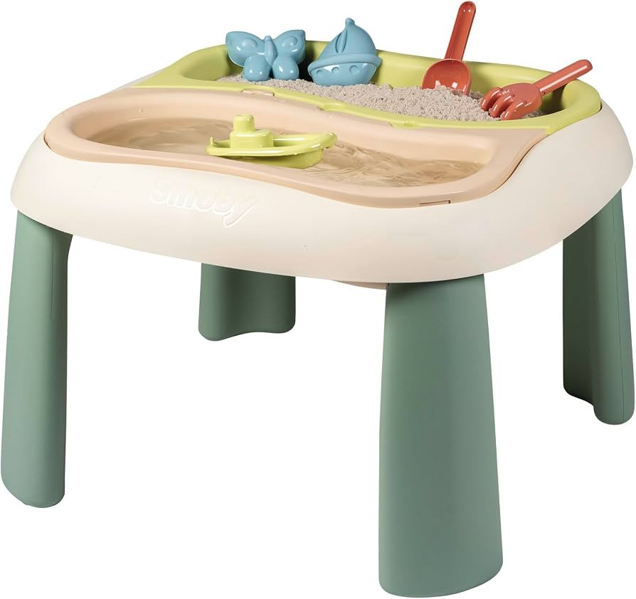 Smoby Life - Sand- und Wassertisch - 83% Recyclinganteil - Outdoor-Spielzeug mit Zubeh\u00f6r - U... | Amazon (DE)