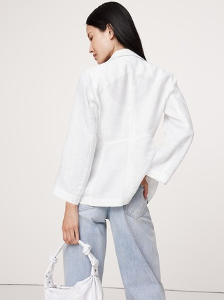 Slim Linen Blazer | Banana Republic (US)