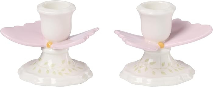 Lenox 897910 Butterfly Meadow Candlestick Holders, Set of 2 | Amazon (US)