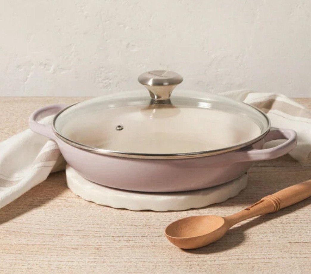 Enameled Cast Iron Signature Round Braiser with Glass Lid

#LTKSaleAlert #LTKFamily #LTKHome