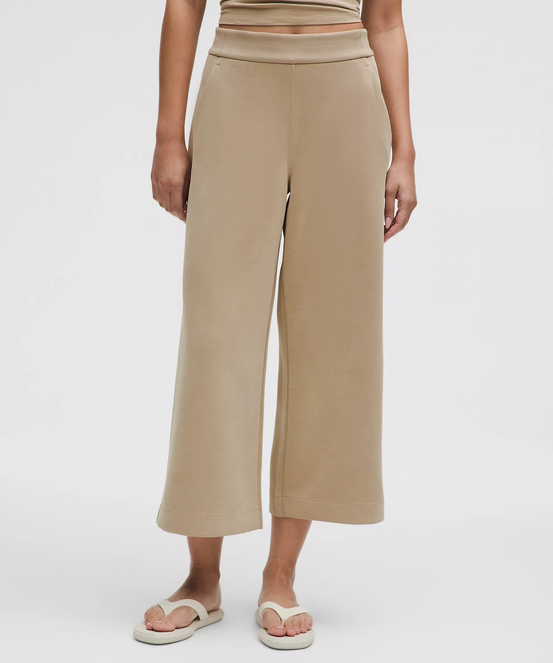 Softstreme High-Rise Wide-Leg Cropped Pant | Women's Pants | lululemon | Lululemon (US)