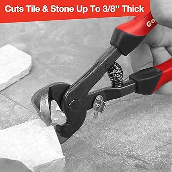 Goldblatt 2 Piece Glass Tile Nippers Set - Heavy Duty Wheeled Glass Mosaic Nipper & Hd Ceramic Ti... | Amazon (US)