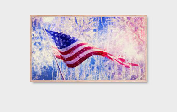 Samsung Frame TV Art American Flag With Fireworks  Digital - Etsy | Etsy (US)