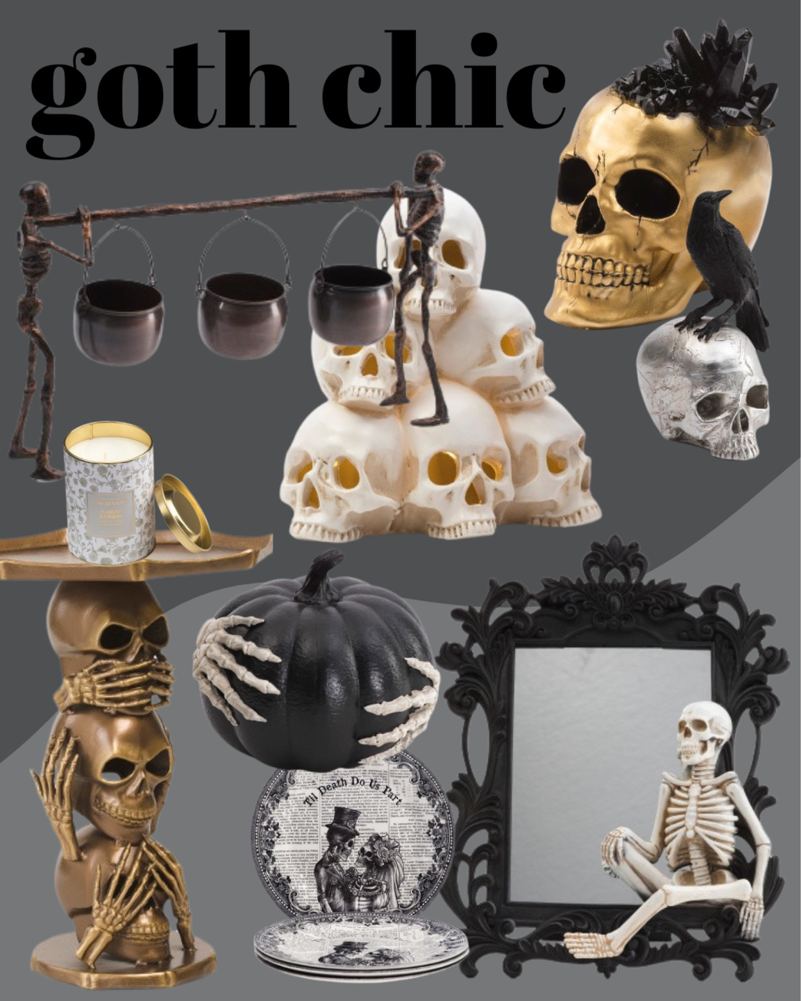 GOTH CHICCCCC HALLOWEEN DECOR AT MARSHALL’S! 🦇☠️

#LTKHome #LTKSeasonal