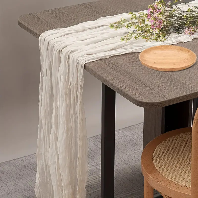 Table Runner Balinese Pleated Atmospheric Table Runner - Temu | Temu Affiliate Program