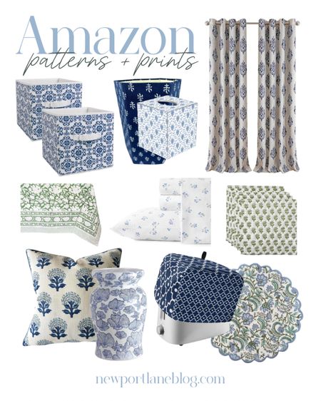 Patterned finds and block print home decor favorites! These are perfect for adding interest to your space.

Block Print | Block Print Pillows | Patterned Curtains | Pattern Home | Printed Home | Coastal Grandmother | Grandmillennialist | Grandmillennial Home | Grandmillennial | Blue & White Home

#LTKhome #LTKfindsunder100 #LTKSeasonal