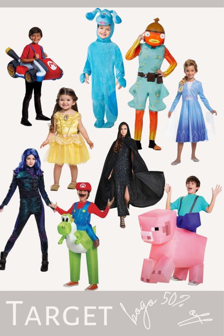 Target costumes are BOGO 50% this week. Costumes for kids and adults. Great for playing dress up around the home too.

#LTKHalloween #LTKkids #LTKsalealert