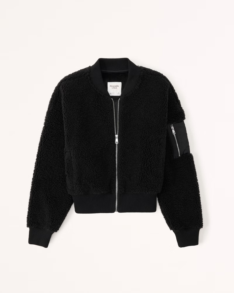 Sherpa Bomber Jacket | Abercrombie & Fitch (US)