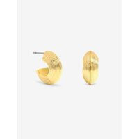 Ribbed Hoop Earrings | Simply Be (UK)