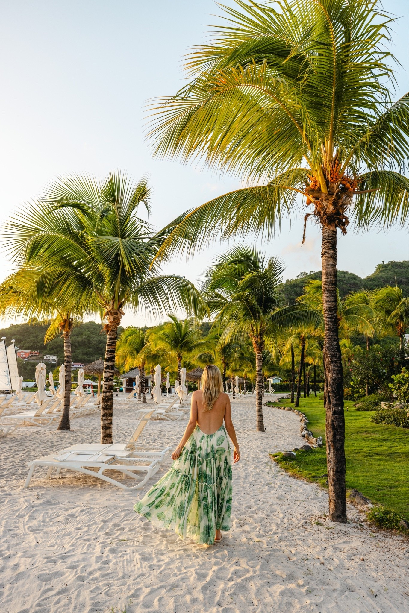 Obsessed with this leaf print for a tropical vacation dress 🌴

#LTKootd #LTKTravel #LTKTall