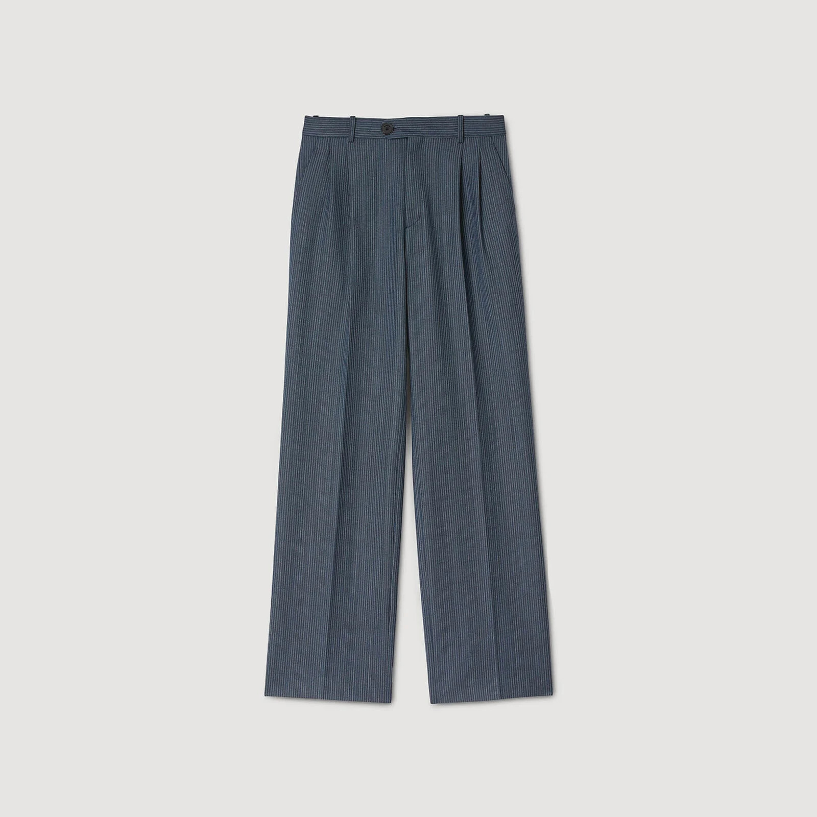 Striped wide-leg trousers | Sandro US | Sandro-Paris US
