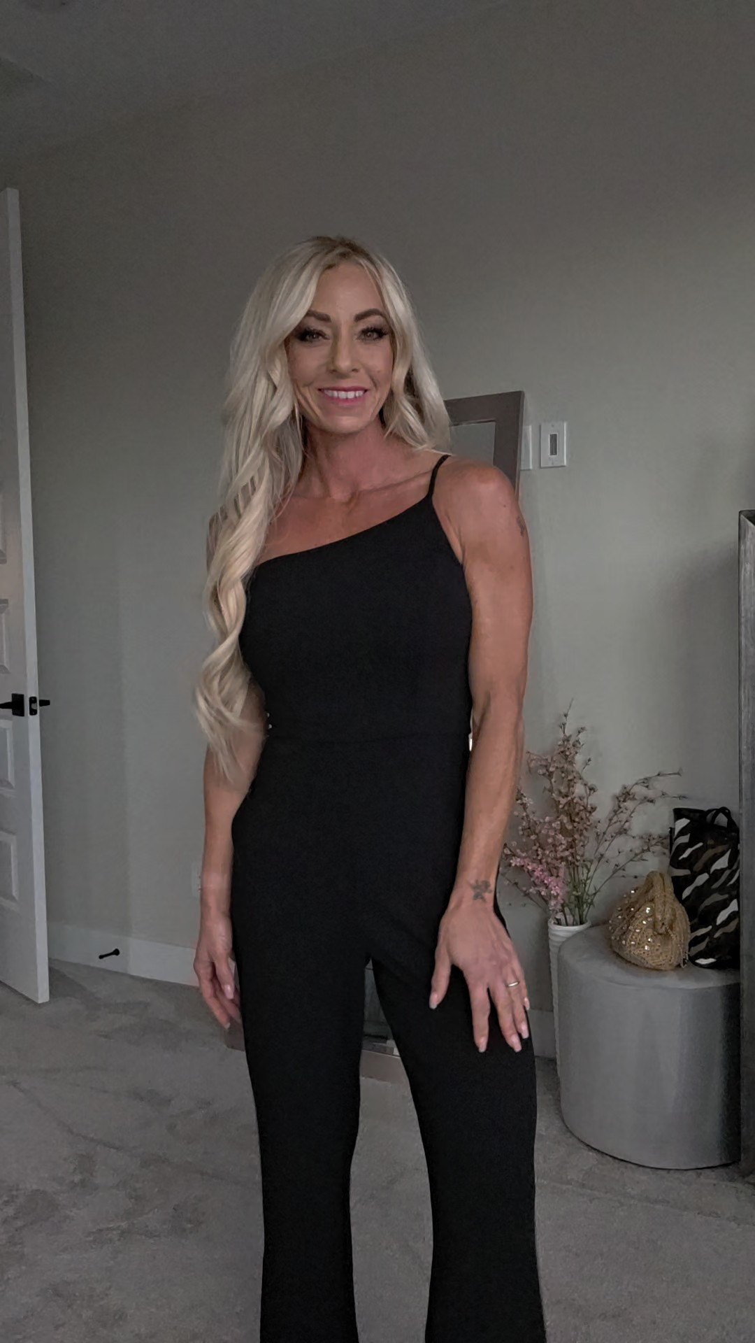 Styling black jumpsuit for an office holiday party. 🖤❤️THANK YOU for being here and following/shopping with me! (You can follow me on Instagram for daily outfits!)SIZING NOTES: ❤️ For reference I'm 5' 4", wearing .........#fashion #fashionover40 #ootd #grwm #trending #casualstyle #Workwear #petite #anntaylor #over40fashion #affordablefashion #fitness #express #Anthropologie #loft #whbm #weekend #colorado #summerfashion #datenight #capsule #worklooks #suiting #outfitideas #matching #fall Designer #fauxleather #leather #suede WeekendRailsEvereveAnimal PrintLeopardCheetahSpottedNeutralSkirtDressLBDTigerZebraMochaTanBeige PinkFloralSheerBlackWinter FashionHolidayChristmasNew YearEventGalaMaxi dressVacation

#LTKgrwm #LTKootd #LTKHoliday