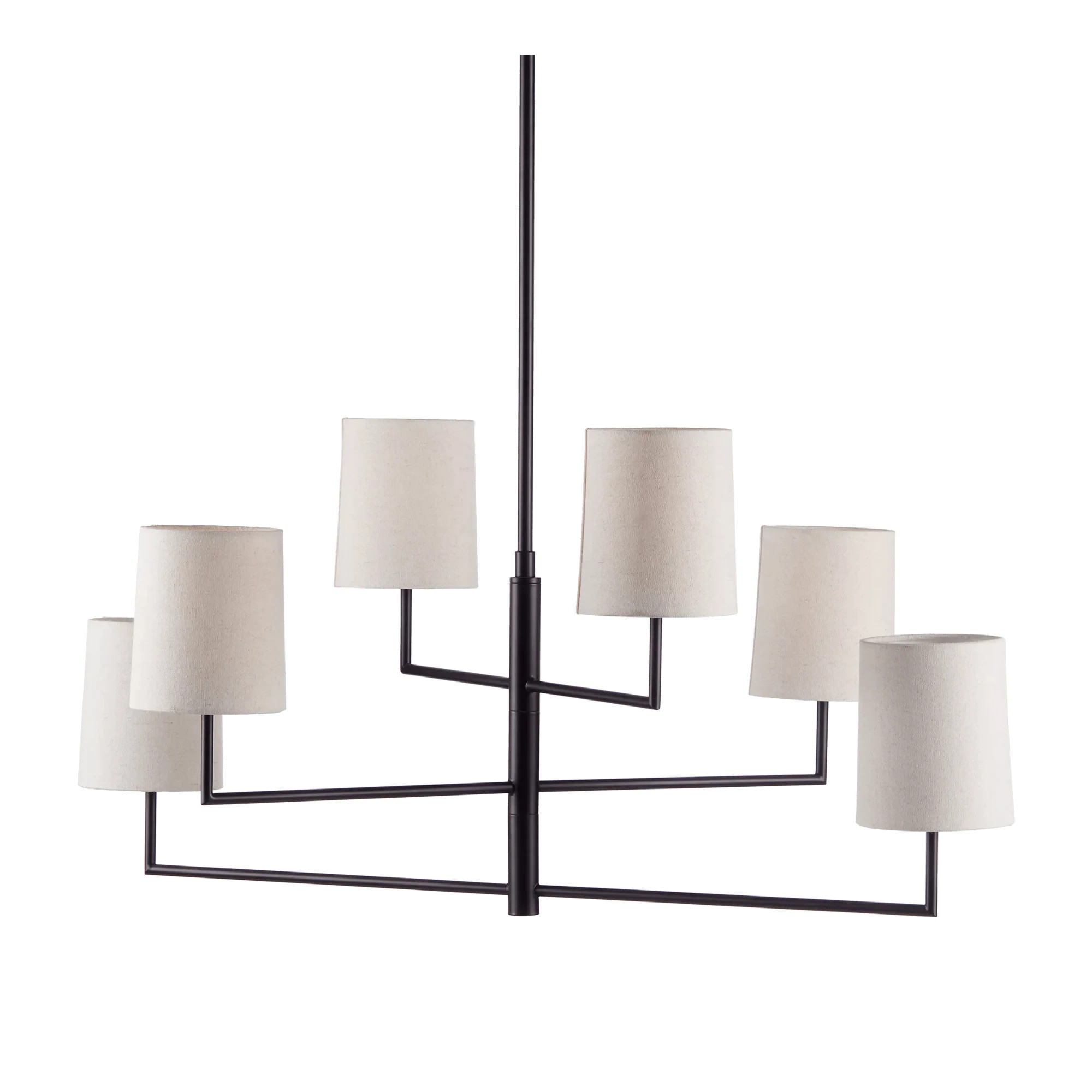 Multi Linen Shade Ceiling Lamp | Bouclair