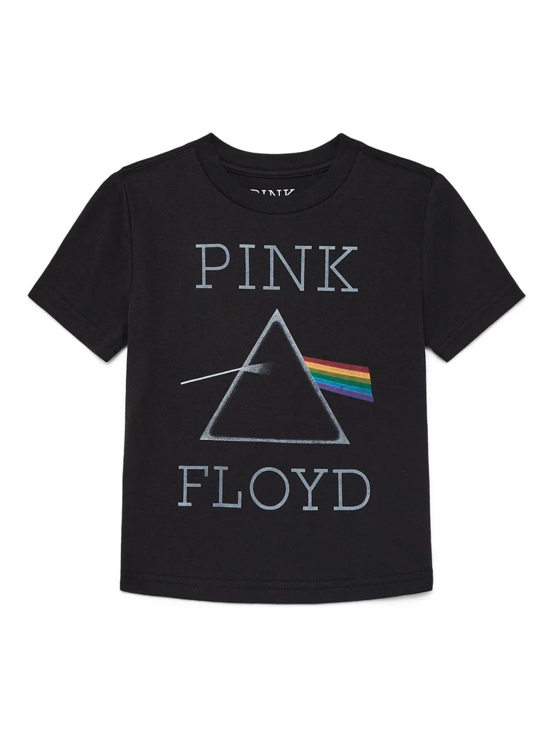 Pink Floyd Dark Side Toddler Graphic Tee with Short Sleeves, Sizes 12M-5T | Walmart (US)
