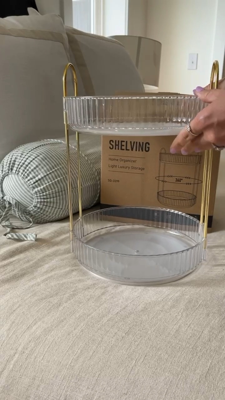 This rotating makeup organization holder is an Amazon win! So perfect for your vanity table and makes getting ready a breeze! 👏

#LTKFindsUnder50 #LTKBeauty #LTKHome