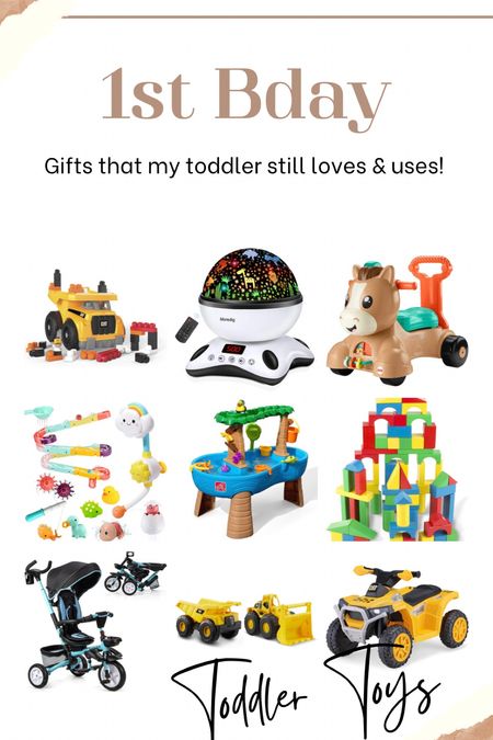 Gifts that my son got on his first birthday that he loves and still uses as a toddler! 

#LTKfamily #LTKkids