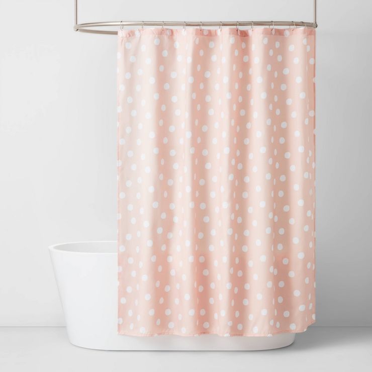 Pink Dot Shower Curtain - Pillowfort™ | Target