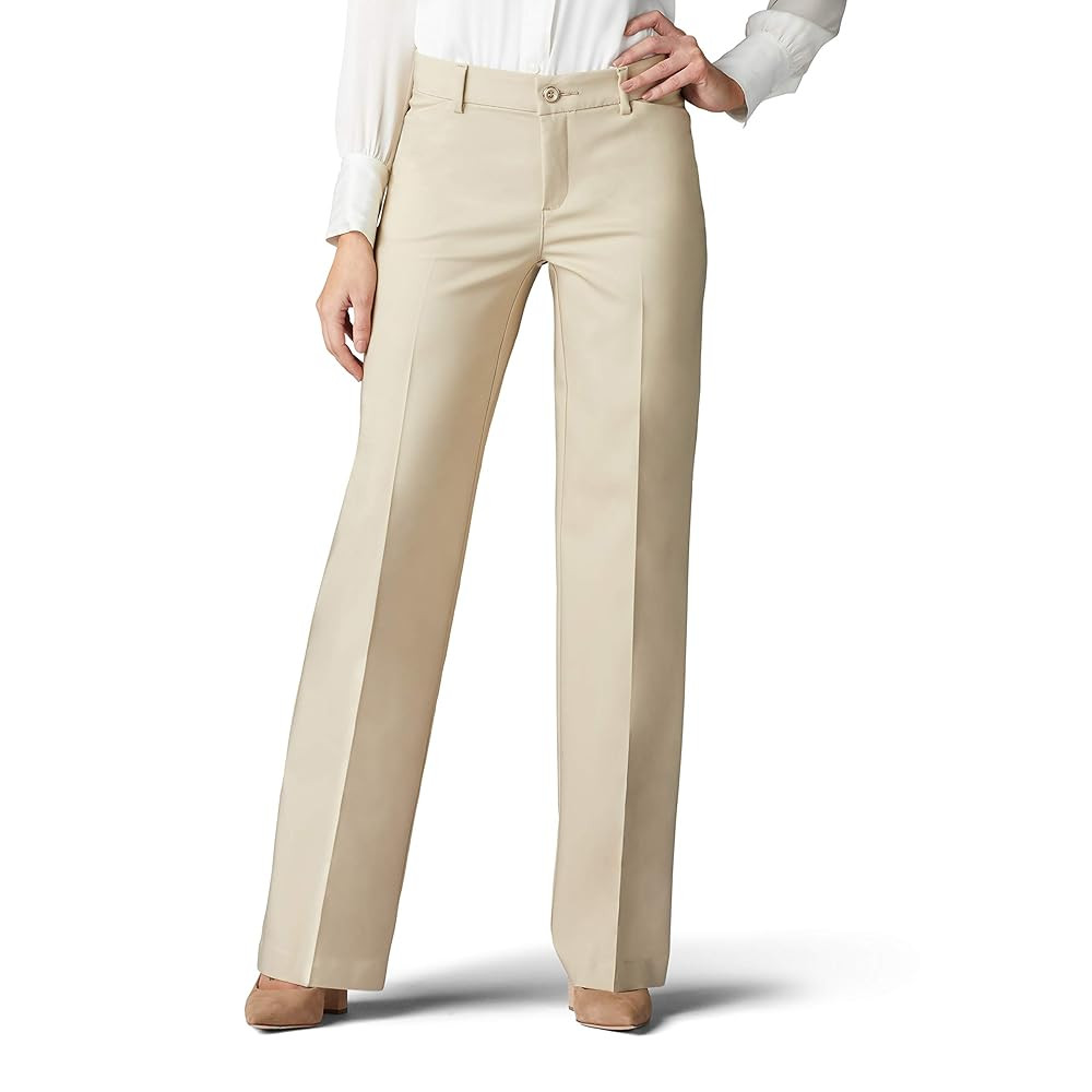 Lee Women's Ultra Lux Comfort with Flex Motion Trouser Pant | Amazon (US)