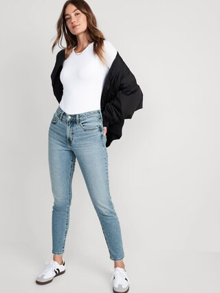 High-Waisted OG Straight Ankle Jeans | Old Navy (US)