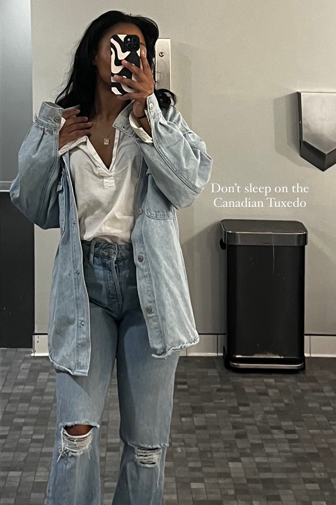 A good Canadian Tux ehhh?

#LTKbeauty #LTKstyletip #LTKSeasonal