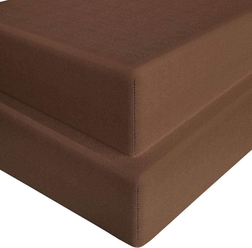 FLXXIE 2 Pack Microfiber Fitted Crib Sheets, Super Soft and Cozy Toddler Fitted Sheets for Standa... | Amazon (US)