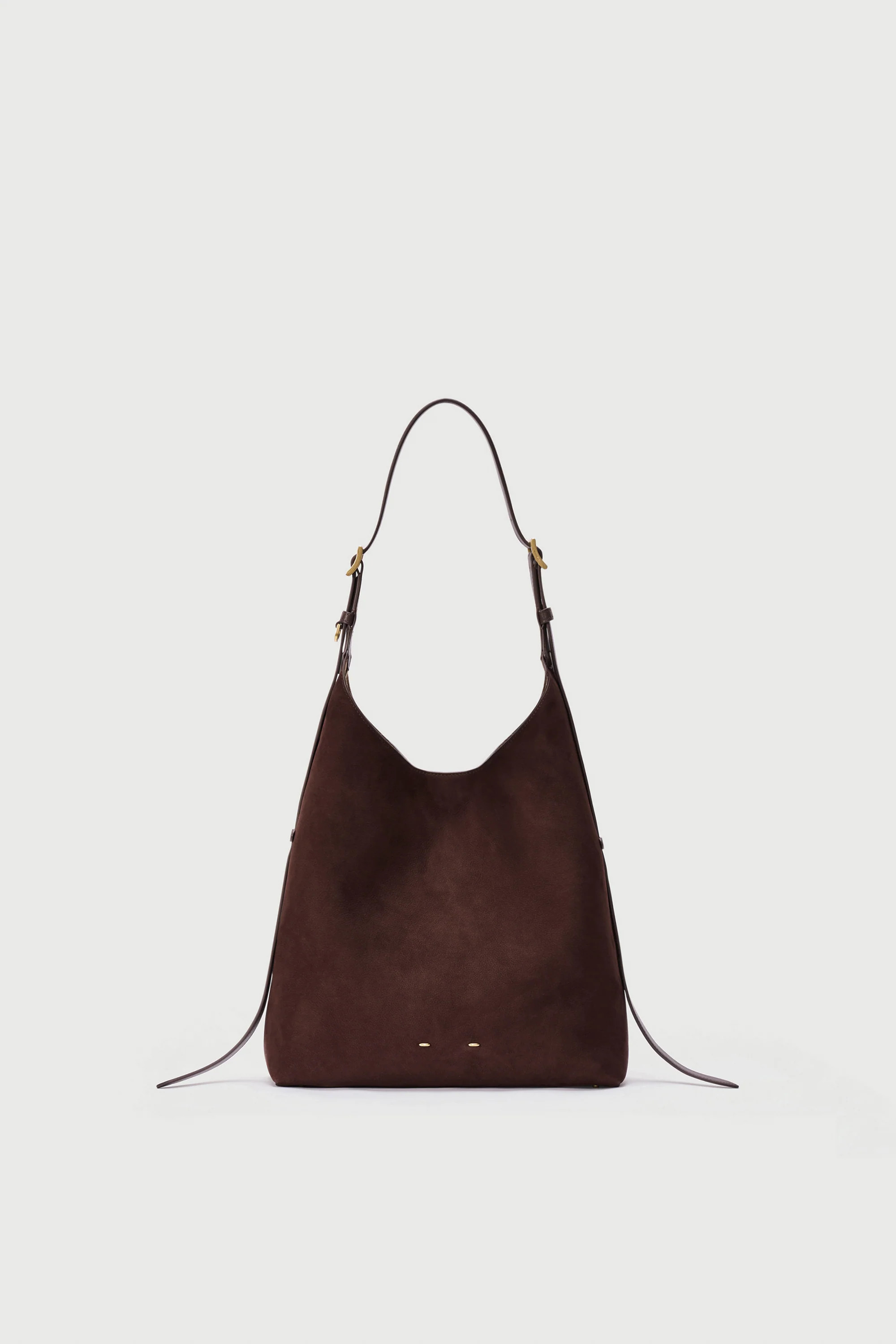 Duomo Medium Hobo Bag in Top-Grain Nubuck Leather | Fabrique