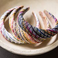 Rainbow Woven Grass Headband - For Women Summer Spring Raffia Womens | Etsy (US)