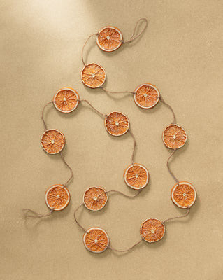 6' Faux Dried Oranges Garland | McGee & Co. (US)
