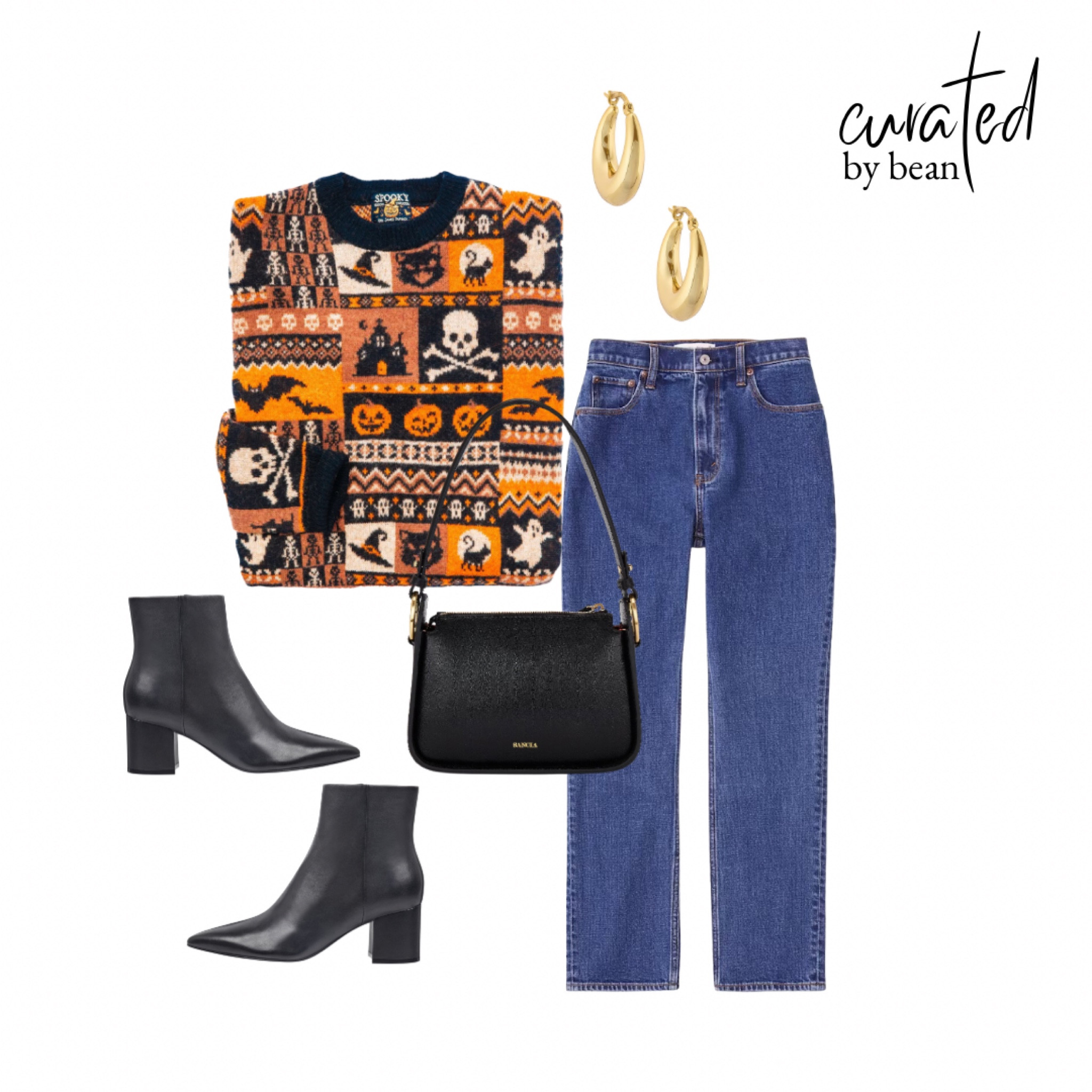 Spooky sweaters for fall 🧡 Halloween sweater. Fall sweaters. Jeans. Leather boots.

#LTKSeasonal