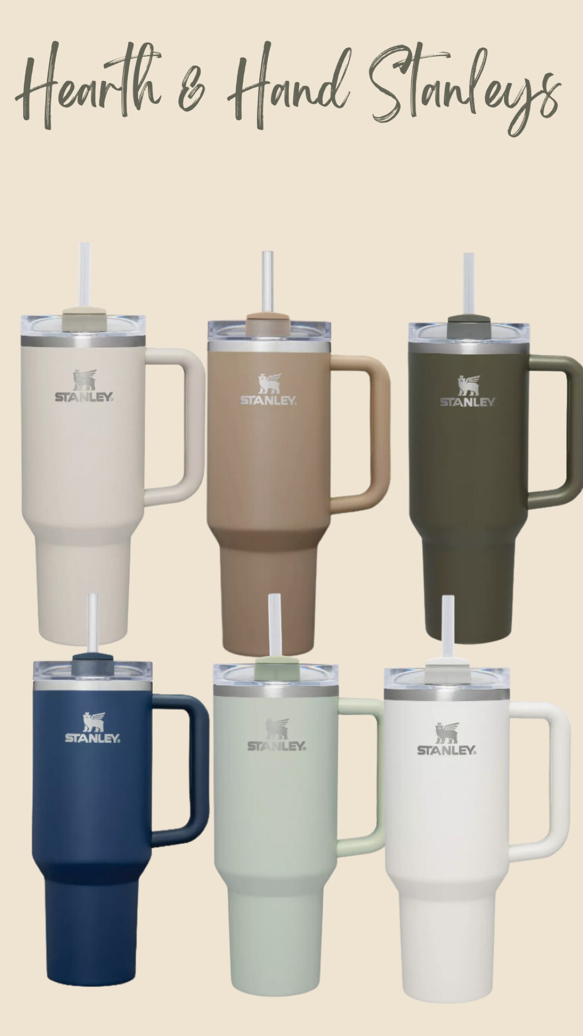 Target Stanleys

Wow these colors have me ready for Fall! These are stunning. 

Fall Stanleys | new Stanleys | New Stanley colors | Stanley restock 

#LTKhome #LTKunder50 #LTKFind