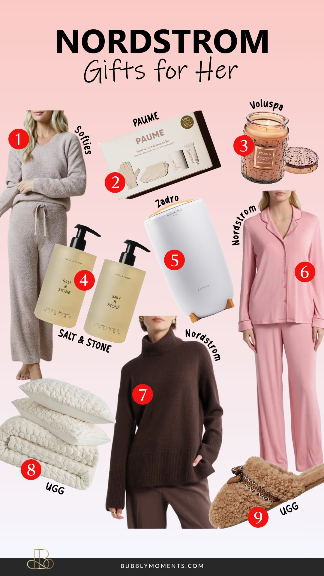 ✨ The ultimate Gifts for Her guide is here — filled with timeless, chic, and thoughtful finds from Nordstrom that she’ll absolutely adore! Whether you’re shopping for your mum, sister, best friend, or treating yourself (because why not?), these pieces are perfect for every occasion — from cosy self-care moments to elegant nights out. 💖 Each pick combines style, comfort, and quality — making gift-giving effortless and extra special. Save this post for later and tap the links to shop directly before these favourites sell out! 🎁
#LTKGiftGuide #LTKHoliday #LTKSeasonal #GiftGuideForHer #NordstromStyle #GiftsForHer #GiftIdeas #HolidayGifts #GiftInspo #NordstromFashion #ChicGifts #StyleInspo #LuxuryGifts #FashionFavorites #HolidaySeason 

 