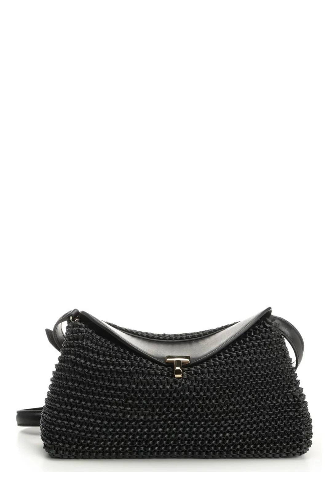 Totême T-Lock Twist-Lock Clutch Bag | Cettire Global