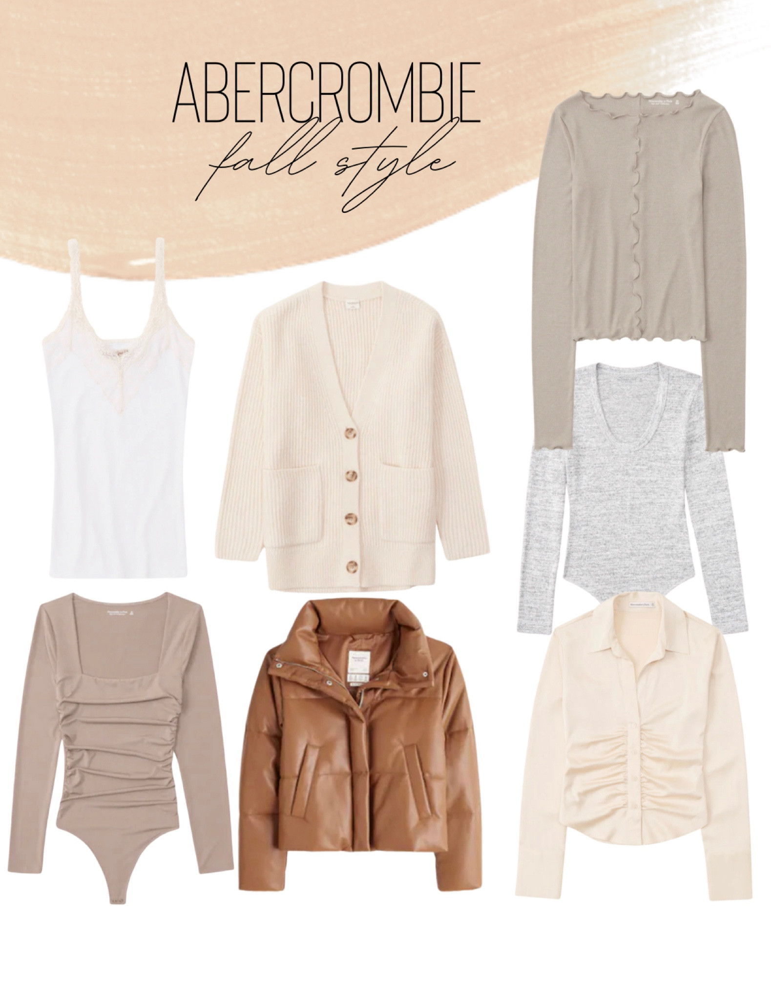 abercrombie // fall staple fashion // bodysuit // neutral fashion 

#LTKSale #LTKfit #LTKSeasonal