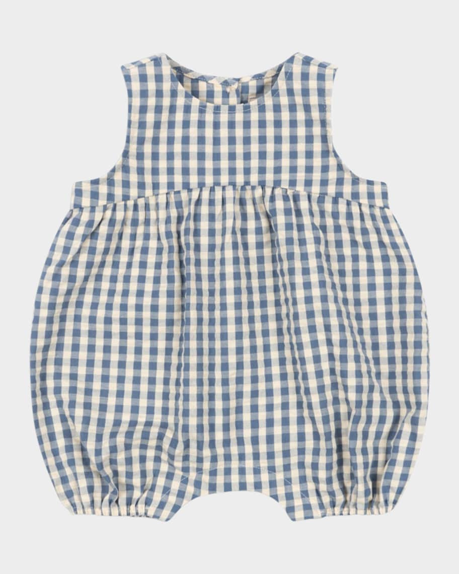Konges Slojd Kid's Kim Gingham Romper, Size Newborn-18M | Neiman Marcus