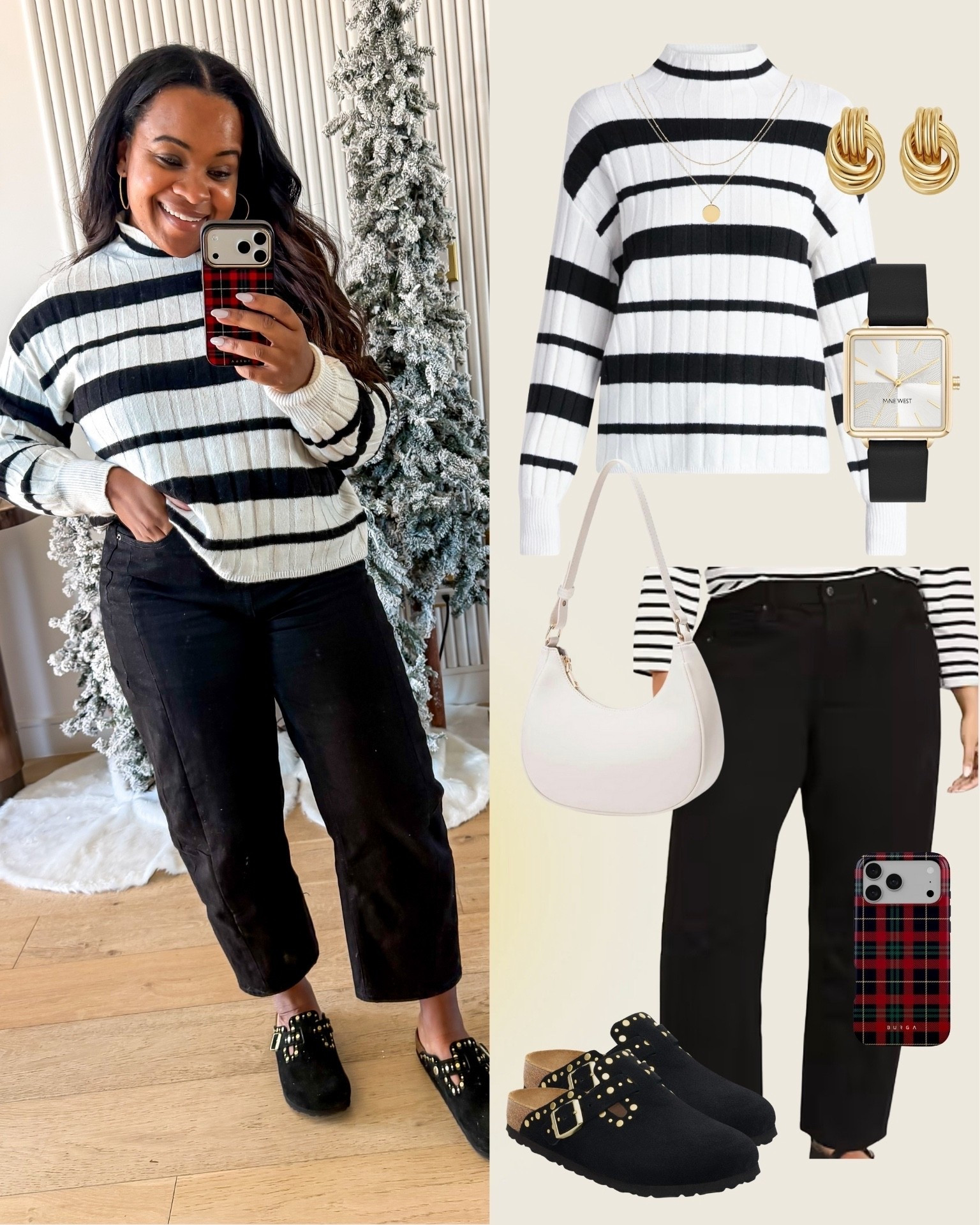 ✨ Loving my winter fit today! Sweater is $18 and my favorite barrel leg jeans under $35! 🤍

#LTKootd #LTKFindsUnder100 #LTKFindsUnder50