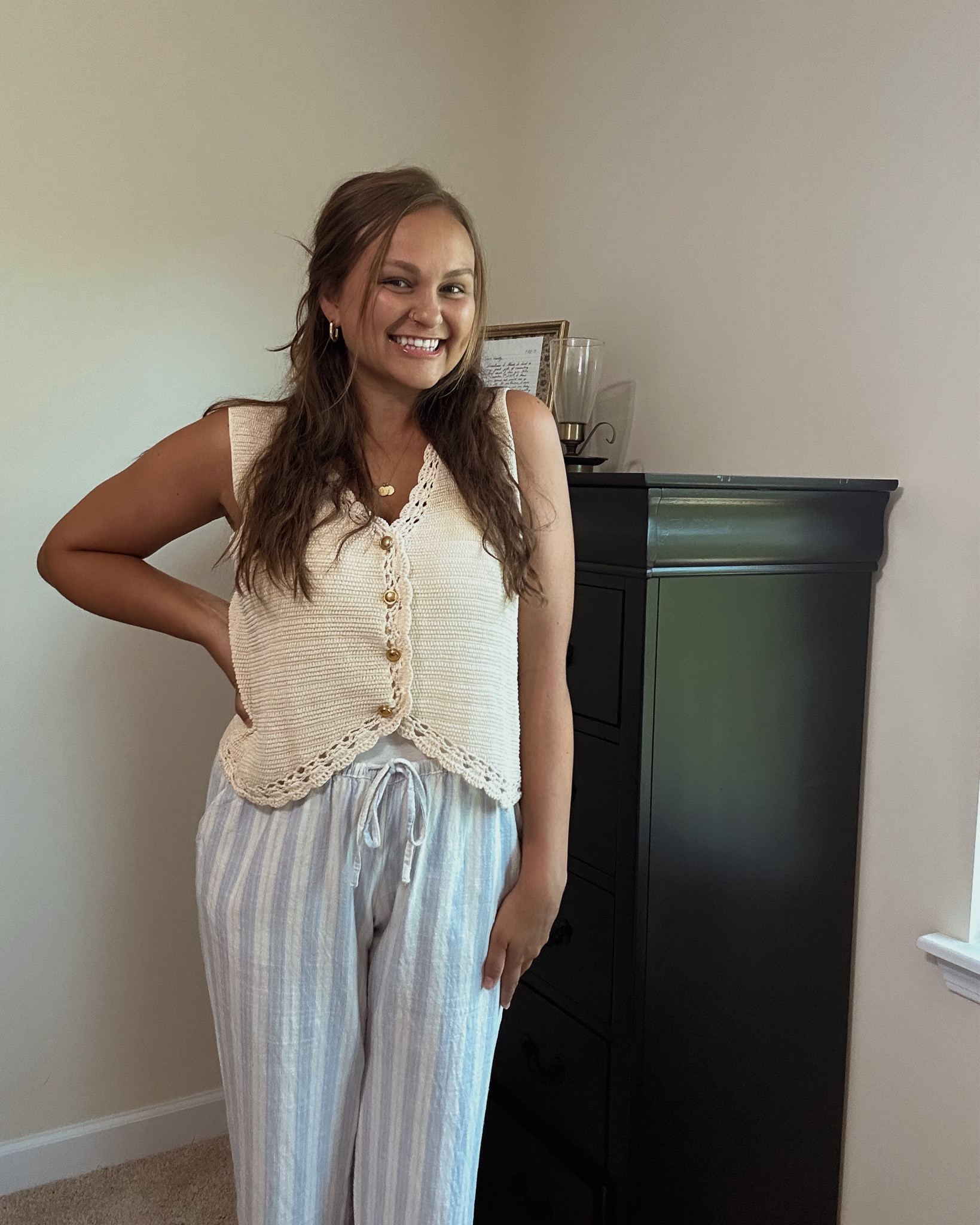 OOTD🐚
Wearing a medium top and bottoms! I thrifted the top so I tried to find similar looks to tag! 🫶🏼

#LTKxVICI #LTKStyleTip