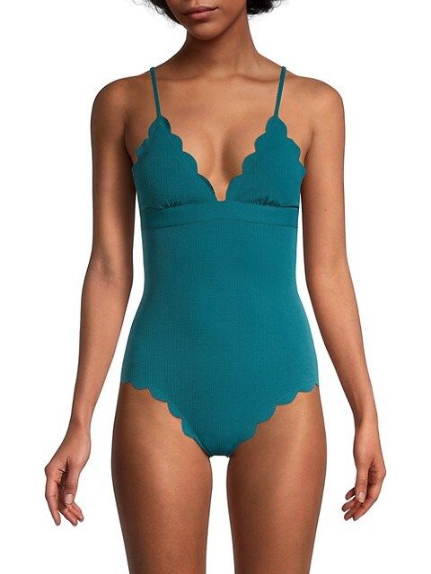 Scalloped One-Piece Swimsuit | Saks Fifth Avenue OFF 5TH