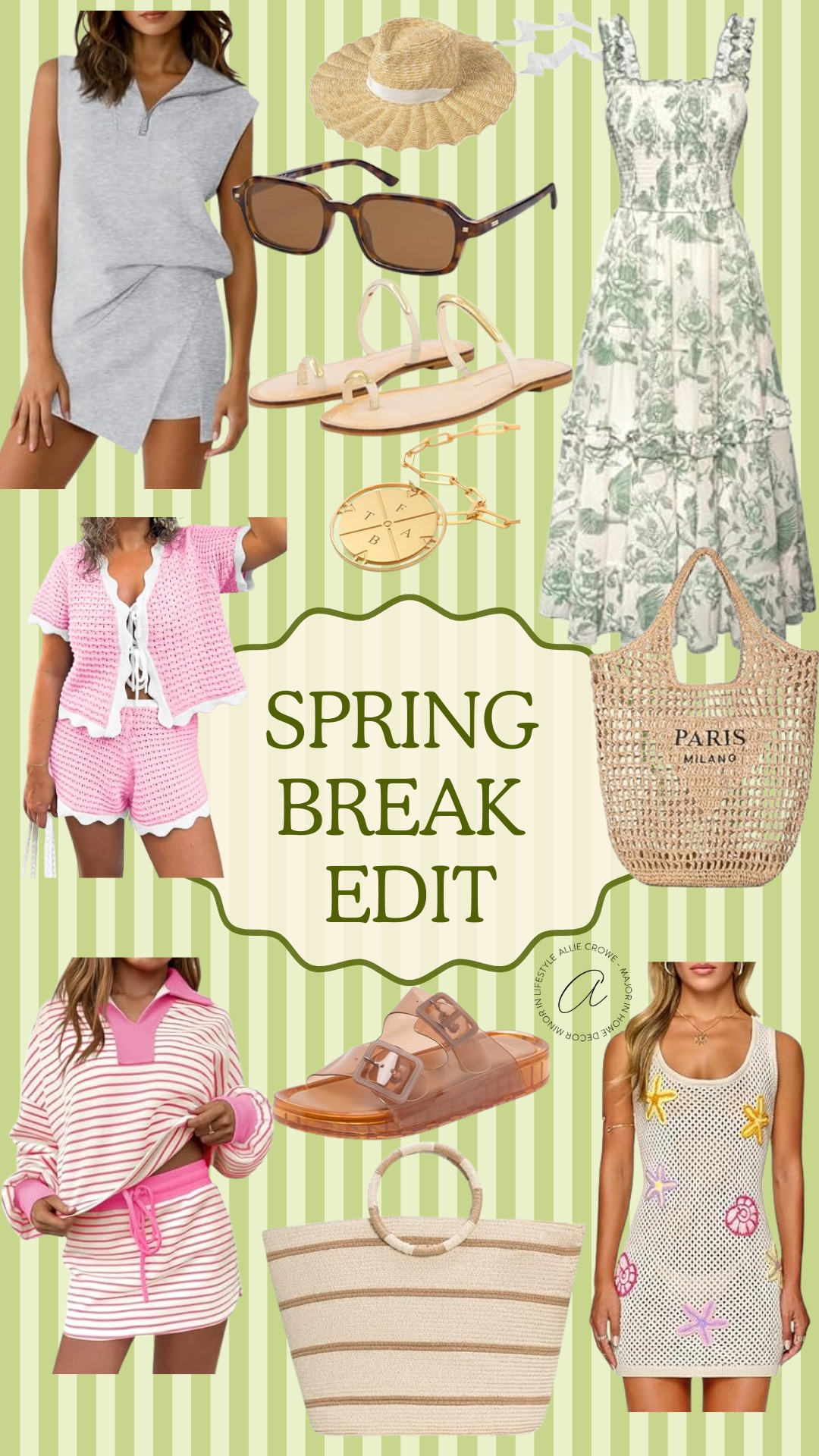 The spring break edit… Top fashion finds on a budget for any vacation ! ￼#springbreak #easter #momfashion

#LTKTravel #LTKOver40 #LTKSeasonal