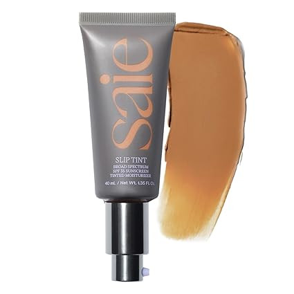 Saie Slip Tint Tinted Moisturizer with SPF 35 - Light Coverage, Glowy Skin Tint & Mineral Sunscre... | Amazon (US)