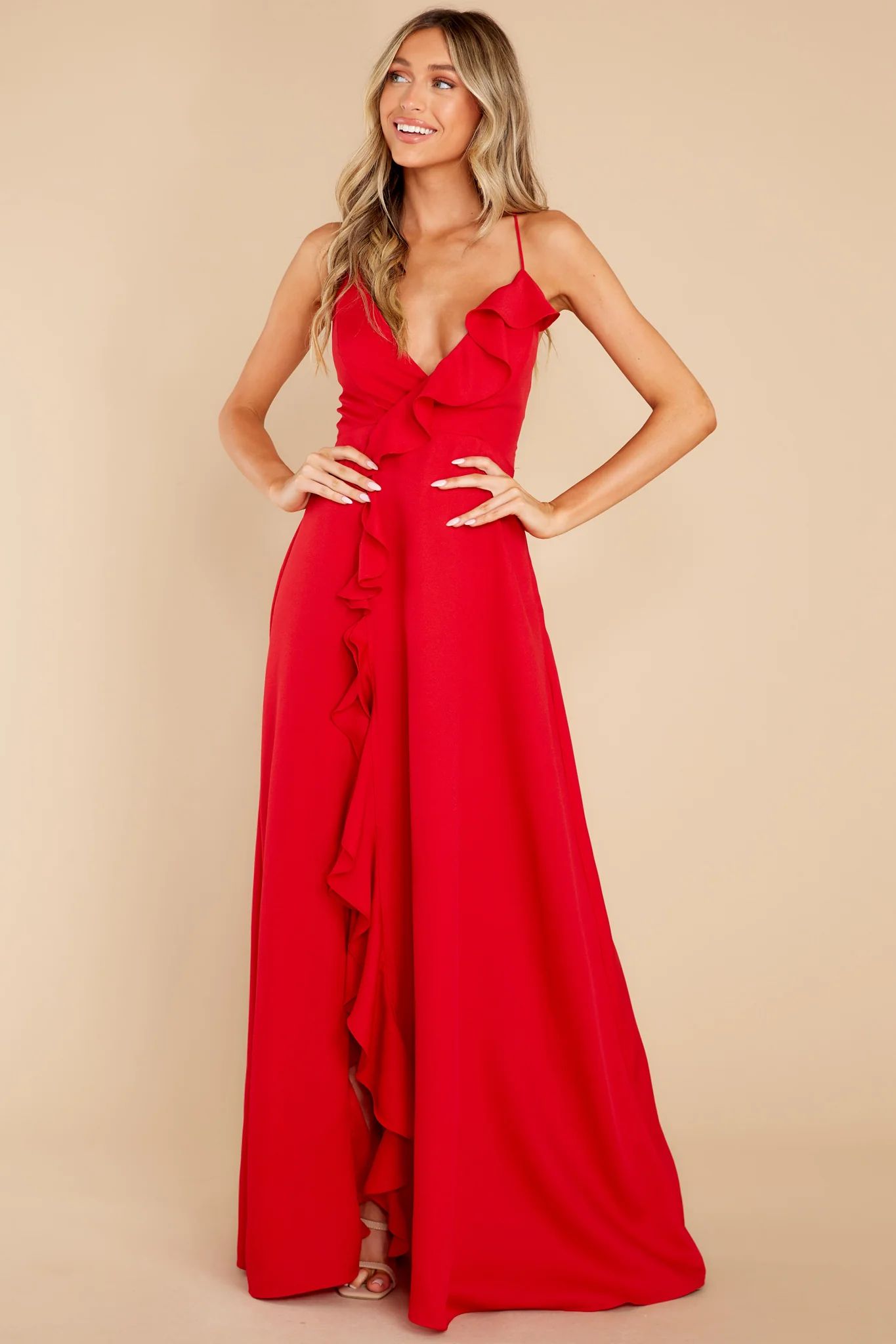 More To Come Red Maxi Dress | Red Dress 