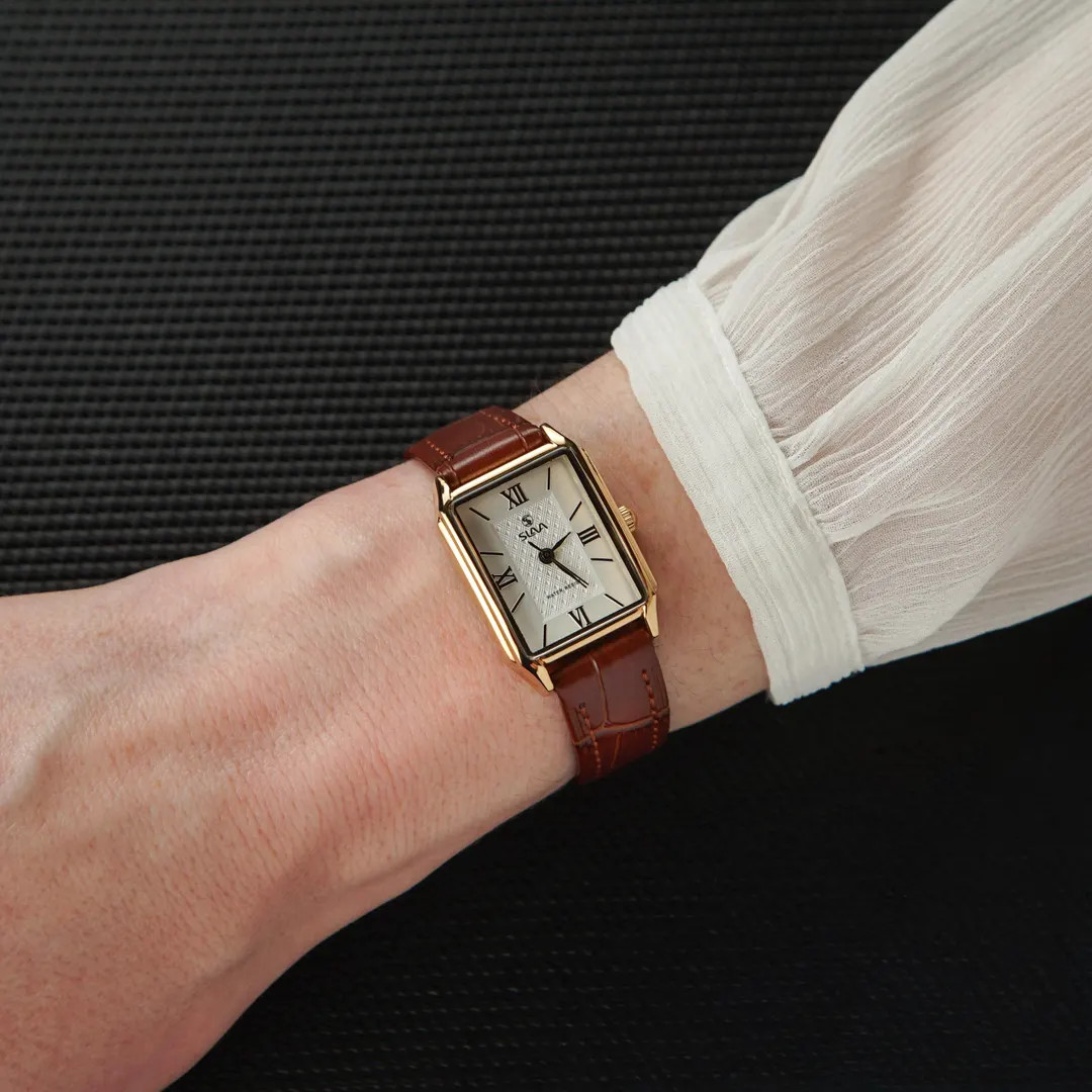 Engraved Gold Stainless Steel Watch for Women: Personalized Leather Band | Etsy (US)