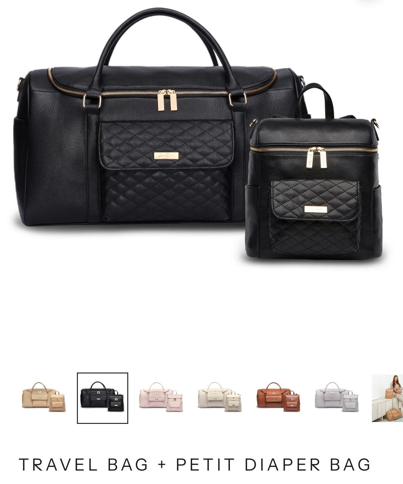 Hospitals bag and small diaper bag for baby boy #3 